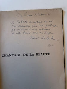 Chantage de la Beauté. Petit colloque initial par André Breton.