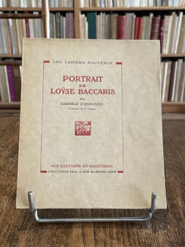Portrait de Loÿse Baccaris. Traduction de A. Doderet.. ANNUNZIO (Gabriele d').