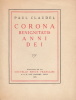 Corona Benignitatis Anni Dei.. CLAUDEL (Paul).
