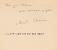 La Révolution de dix-neuf.. CHAMSON (André).