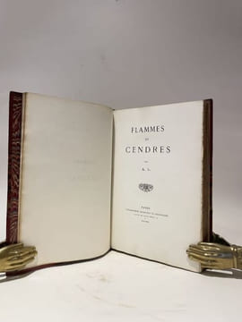 Flammes et cendres.. LAUGEL (Auguste)]