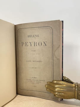 Hélène Peyron. Drame en cinq actes, en vers.. BOUILHET (Louis).