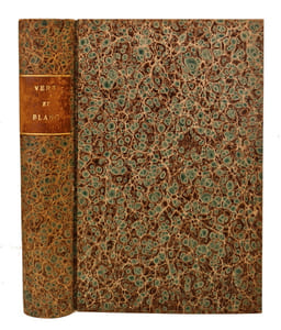 Vert et blanc. Morceaux inédits et choisis de littérature contemporaine.