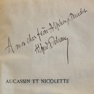 Aucassin et Nicolette. Roman de chevalerie provençal-picard publié avec introduction et traduction par Alfred Delvau (tiré d'un manuscrit du XIIIème siècle, appartenant à la Bibliothèque impériale).