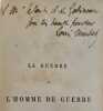 La Guerre et l'homme de guerre.. VEUILLOT (Louis).