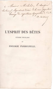 L'Esprit des bêtes. Vénerie française et zoologie passionnelle.