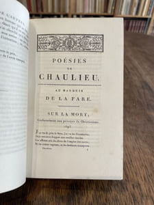 Poésies.