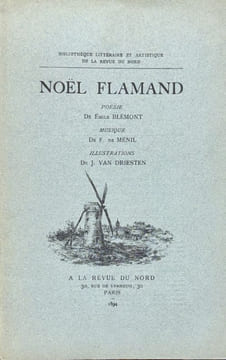 Noël flamand. Poésie. Musique de F. de Ménil.. BLEMONT (Emile).