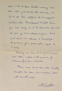 2 lettres autographes signées adressées à un collègue.