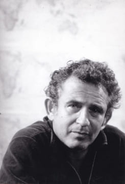 Photographie en tirage de presse de Norman Mailer (24 x 16,5 cm, 1969).. MAILER].