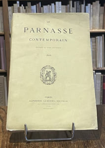 Le Parnasse contemporain. Recueil de vers nouveaux (1866).