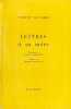 Lettres &agrave; sa m&egrave;re. Traduction de Louis Roelandt. Pr&eacute;face de Henri Poulaille.. VAN GOGH (Vincent).