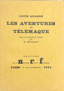 Les Aventures de Télémaque. Avec un portrait de l'auteur par R. Delaunay.. ARAGON (Louis).
