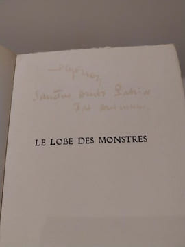 Le Lobe des monstres.. MICHAUX (Henri).