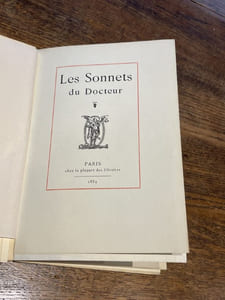 Les Sonnets du docteur.