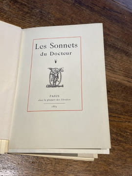 Les Sonnets du docteur.. CAMUSET (Georges)].