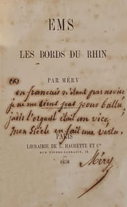 Ems et les bords du Rhin.