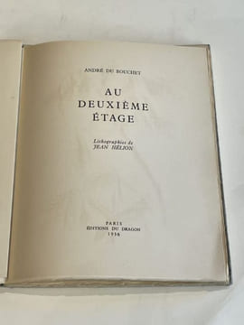 Au deuxième étage.. DU BOUCHET (André).