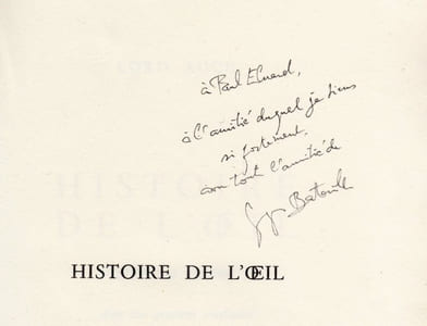 Histoire de l'oeil. Nouvelle version.