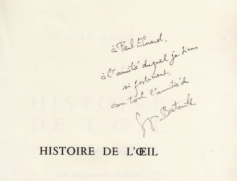 Histoire de l'oeil. Nouvelle version.. BATAILLE (Georges).