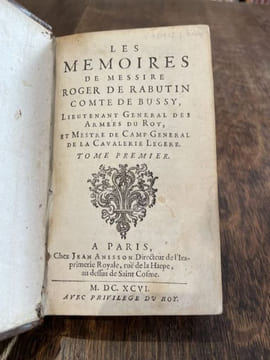 Les Mémoires de Messire Roger de Rabutin, comte de Bussy... . BUSSY-RABUTIN (Roger de).