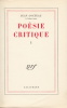 Poésie critique I et II. Monologues.. COCTEAU (Jean).