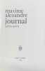 Journal (1951-1975).. ALEXANDRE (Maxime).
