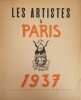 Les artistes à Paris. 1937. Avec une préface de Jean de Bosschère.. ARTISTES A PARIS 1937