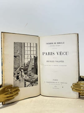 Paris vécu. Feuilles volantes.. BANVILLE (Théodore de).