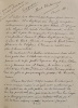 Sagesse. Manuscrit remis, en 1880, à la Société de Librairie catholique, pour l'impression de la première édition. Avertissement d'Ernest Delahaye.. ...
