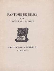 Fantôme de Rilke.