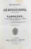 Mémoires de M. de Bourrienne, ministre d'Etat ; sur Napoléon, le Directoire, le Consulat, l'Empire et la Restauration.. BOURRIENNE (Louis-Antoine ...