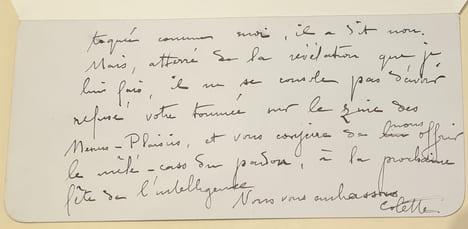Mes apprentissages. Ce que Claudine n'a pas dit.. COLETTE.