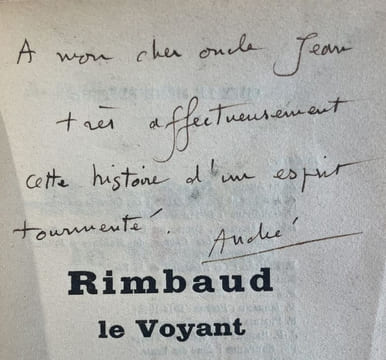 Rimbaud le voyant.. RIMBAUD]. ROLLAND DE RENEVILLE (A.).