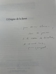 L'origine de la danse.