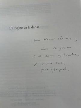L'origine de la danse.. QUIGNARD (Pascal).