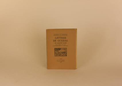 Lettres de guerre avec un dessin de l'auteur et une introduction par André Breton.