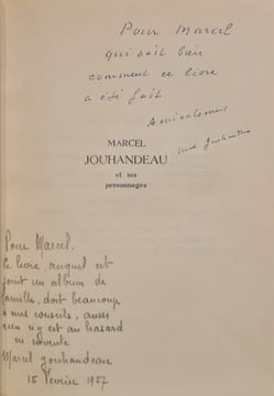 Marcel Jouhandeau et ses personnages.. GIDE], RODE (Henri).