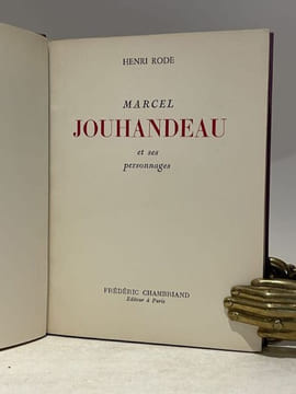 Marcel Jouhandeau et ses personnages.. GIDE], RODE (Henri).