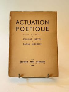Actuation poétique suivie d'exemples.