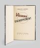 La Pierre d'achoppement. . MAURIAC (François).