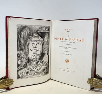 Le Neveu de Rameau. D'après le manuscrit original publié par Georges Monval. Préface de Louis Barthou.. DIDEROT (Denis).
