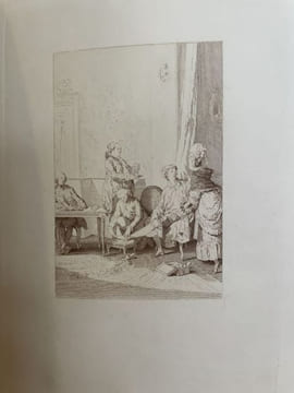 Estampes de Moreau le Jeune pour le Monument du costume gravées par Dubouchet.. MOREAU le Jeune].