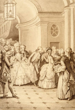 Estampes de Moreau le Jeune pour le Monument du costume gravées par Dubouchet.. MOREAU le Jeune].