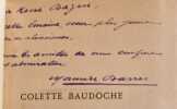 Colette Baudoche. Histoire d'une jeune fille de Metz (Les bastions de l'est).. BARRES (Maurice).