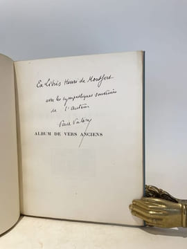 Album de vers anciens (1890-1900).. VALERY (Paul).
