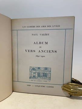 Album de vers anciens (1890-1900).. VALERY (Paul).