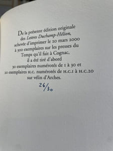 Lettres.