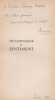 M&eacute;taphysique du sentiment. Texte fran&ccedil;ais de Armel Guerne.. HAECKER (Theodor).