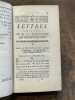 Lettres familières de M. le Président Montesquieu. Nouvelle édition augmentée de plusieurs lettres et autres ouvrages du même auteur, qui se trouvent ...